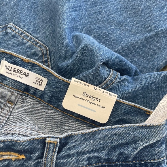 Pull & Bear Straight Leg Jeans - Picture 4 of 4